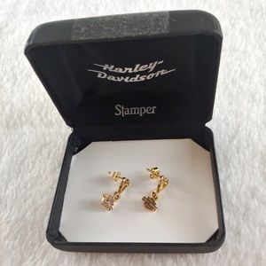 Harley-Davidson Jewelry - Harley-Davidson Black Hills Stamper Heart Studs Harley-Davidson Jewelry - Harley-Davidson Black Hills Stamper Heart Studs